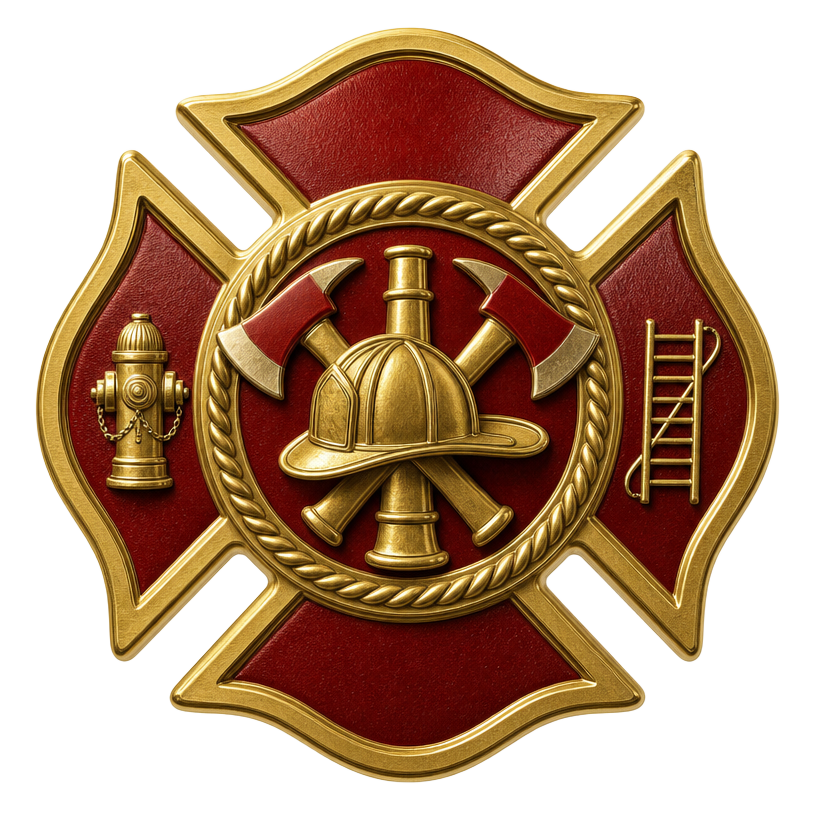 Firefighters service emblem