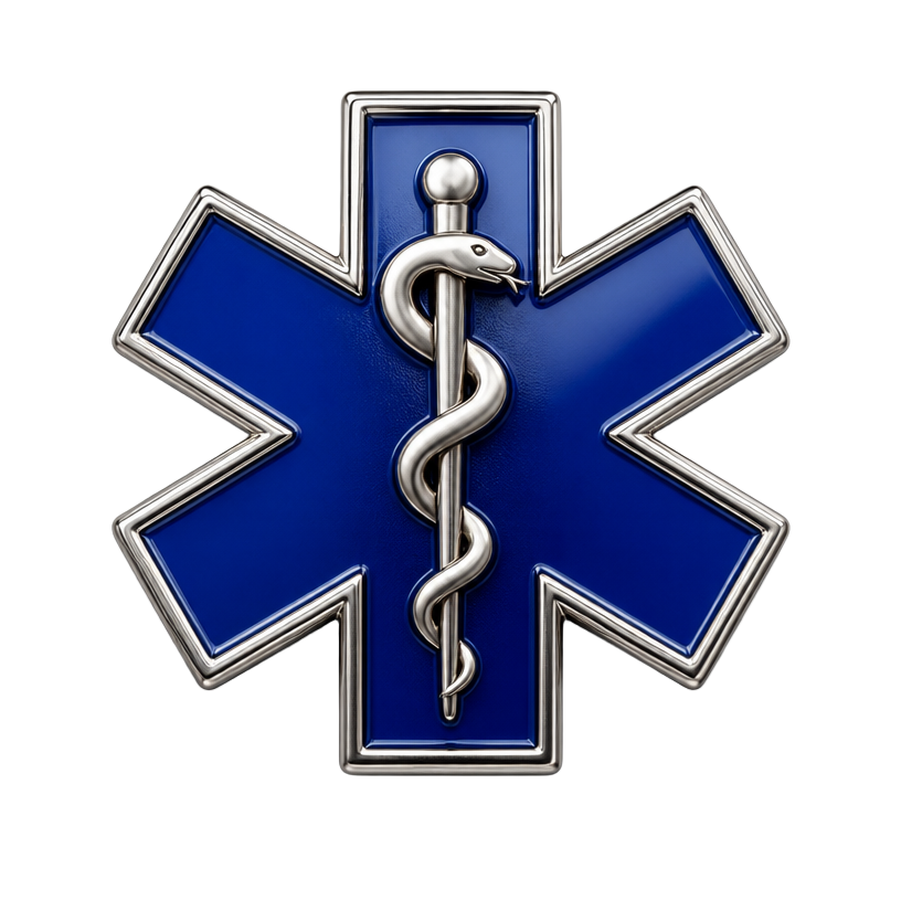 EMS service emblem