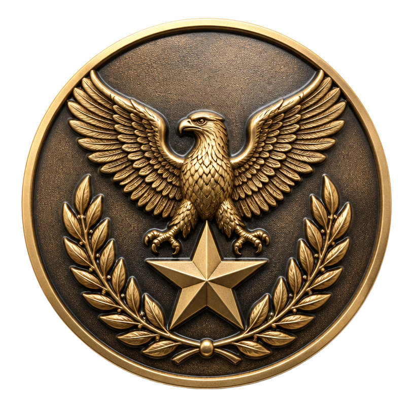 Military service emblem